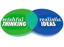 Wishful Thinking Realistic Ideas Venn Diagram